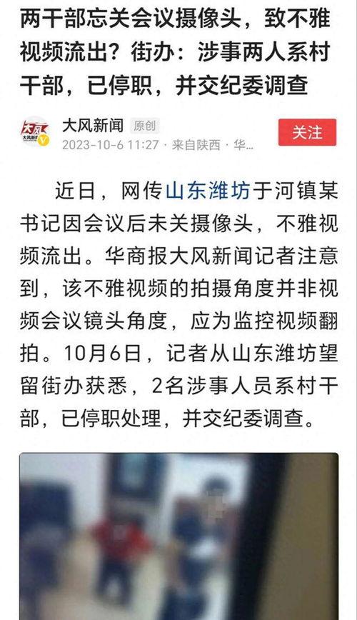 潍坊爆料视频动态,揭秘城市生活新动态